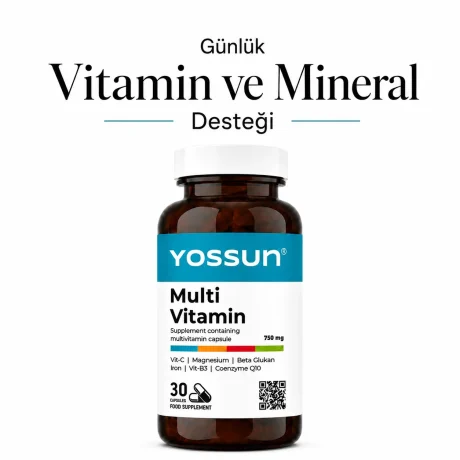 Yossun Multivitamin Multivitamin İçeren Kapsül Takviye Edici Gıda