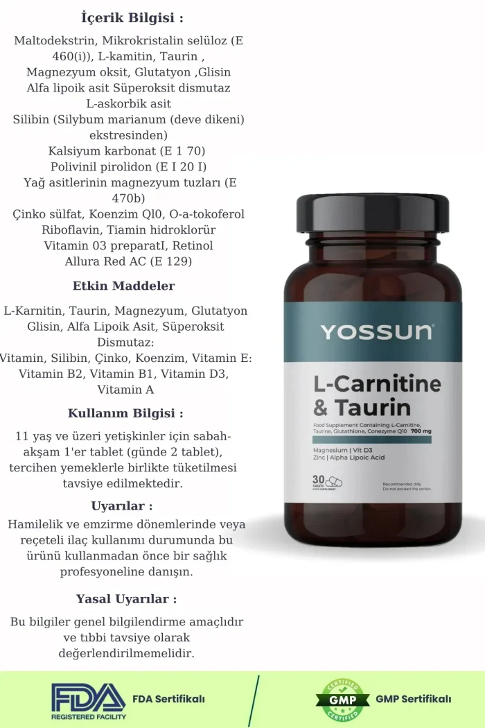 Yossun L-Karnitin & Taurin