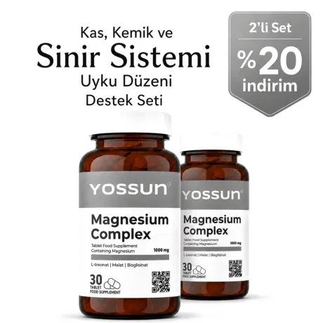 Yossun Magnezyum Complex - 2'li Avantajlı Set