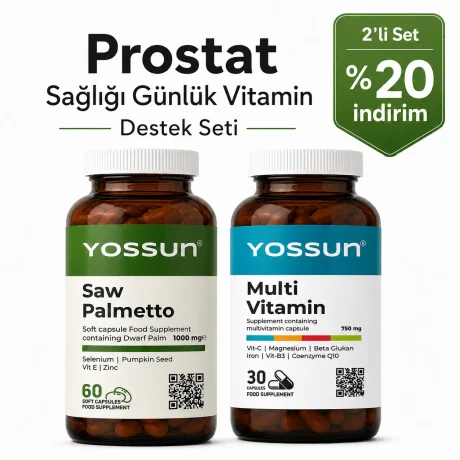 Prostat Sağlığı Günlük Vitamin Destek Seti
