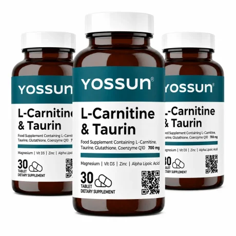 Yossun L-Karnitin & Taurin - 3'lü Avantajlı Set