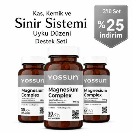 Yossun Magnezyum Complex - 3'lü Avantajlı Set