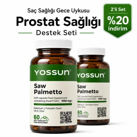 Yossun Saw Palmetto - 2'li Avantajlı Set